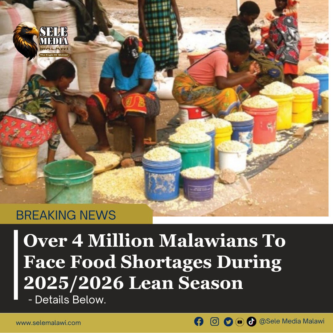 Over 4 Million Malawians To Face Food Shortages During 2025/2026 Lean Season