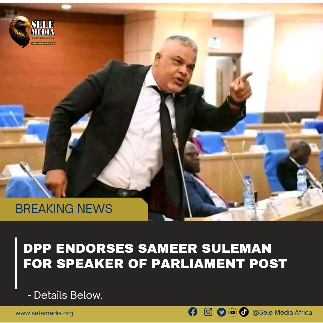 DPP Endorses Sameer Suleman for Speaker of Parliament Post