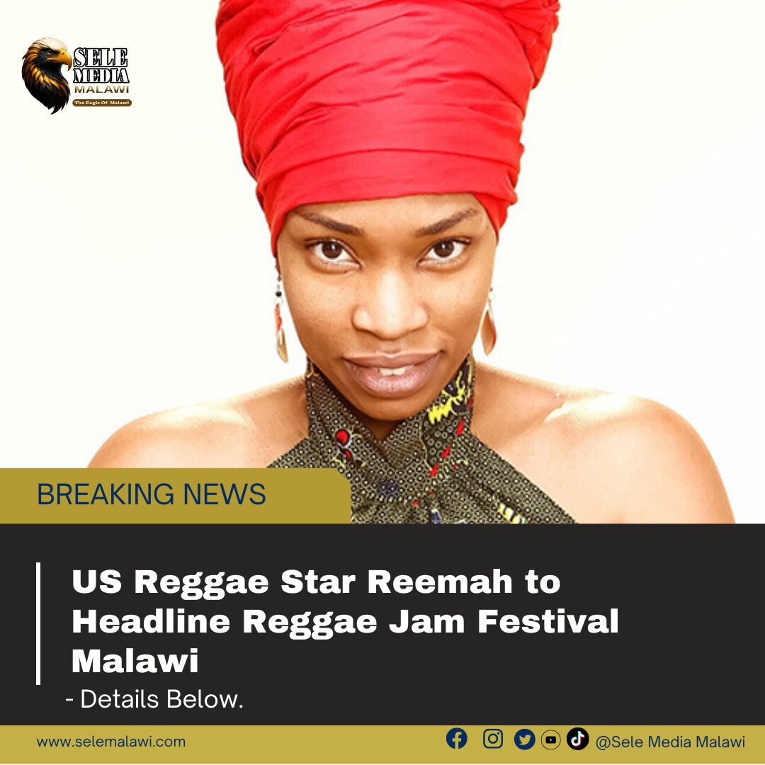 US Reggae Star Reemah to Headline Reggae Jam Festival Malawi
