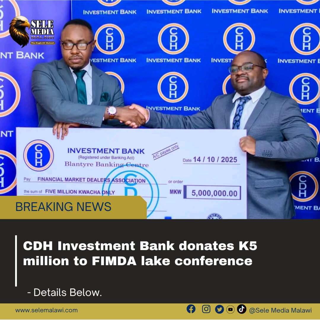 CDH Investment Bank donates K5 million to FIMDA lake conference