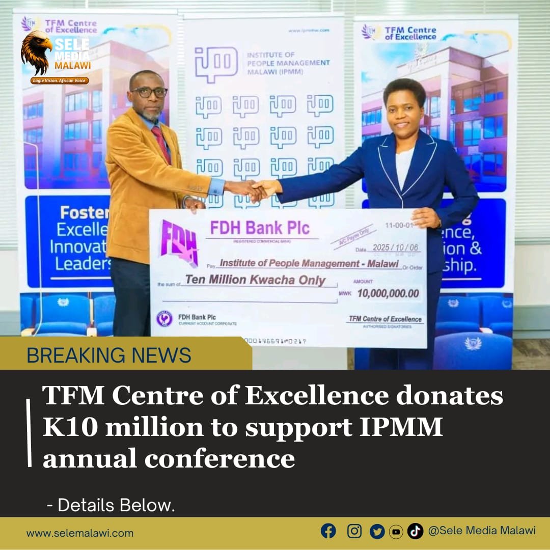TFM Centre of Excellence donates K10 million to support IPMM annual conference