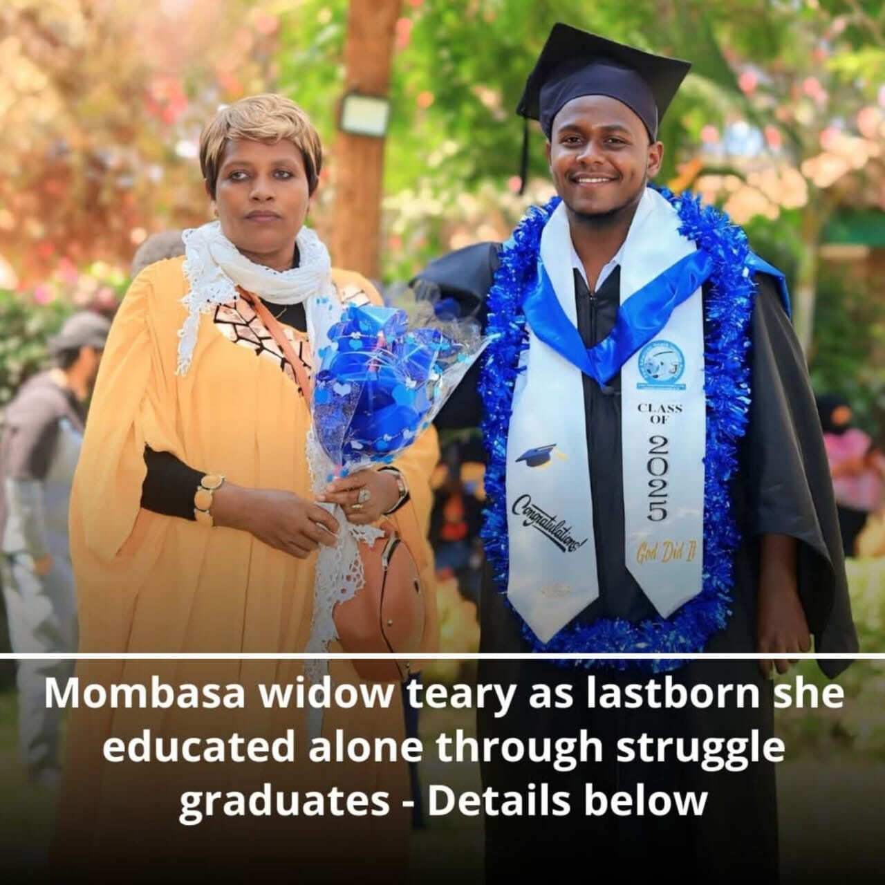 Widowed Mother’s Unwavering Sacrifice Shines at MKU Graduation Ceremony