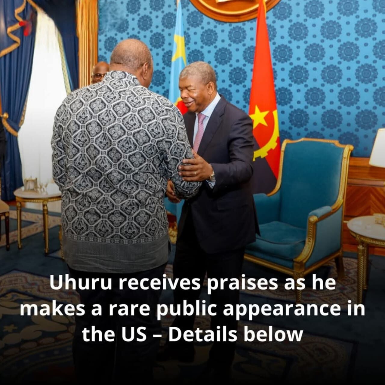 Retired president Uhuru Kenyatta has been a big champion for peace in the Great Lakes Region. Full story in comments.Photo: Office of the 4th President/X