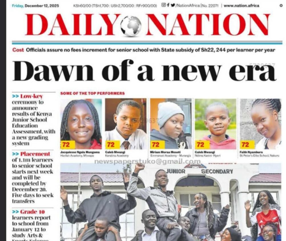 KJSEA Candidates to Be Placed This Friday as Revision Window Opens Next Week