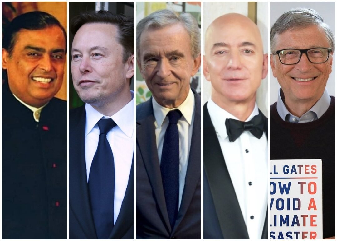 💰 The World’s Richest People: 2012–2025 Timeline