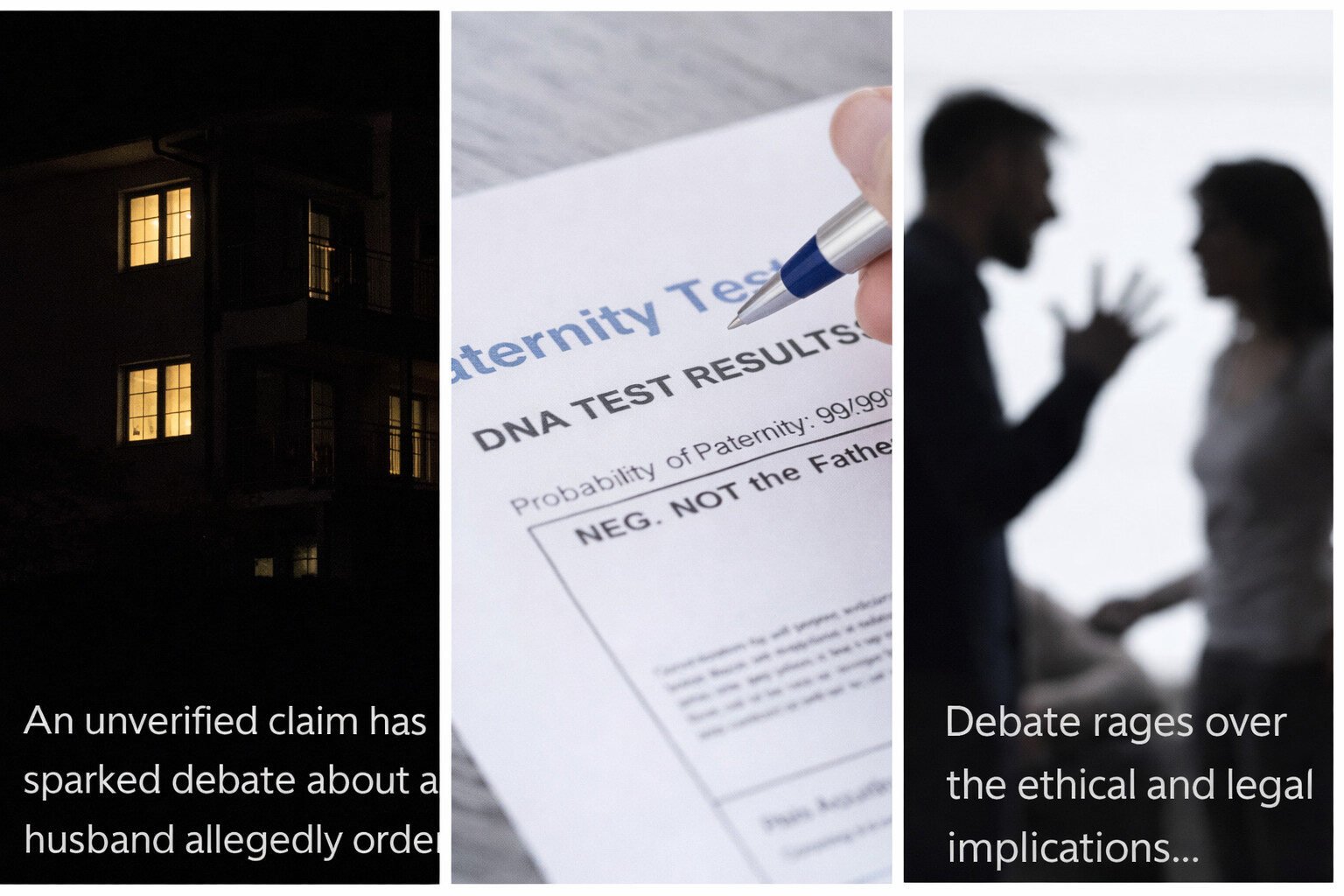 Lawyer’s Claim About Midnight Eviction After DNA Test Sparks Debate Online
